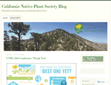 Tablet Screenshot of grownatives.cnps.org