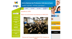 Desktop Screenshot of cnps.fr