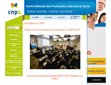 Tablet Screenshot of cnps.fr