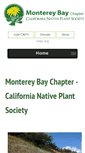 Mobile Screenshot of montereybay.cnps.org