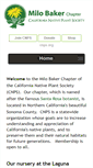 Mobile Screenshot of milobaker.cnps.org