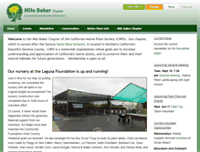 Tablet Screenshot of milobaker.cnps.org